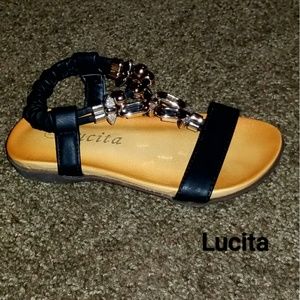 Little girl's two strap sandal